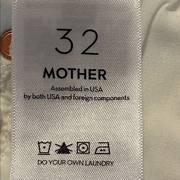 Mother The Rambler Zip Ankle Jean Wide Leg High Rise Fairest Of Them All Size 32 - Picture 8 of 13